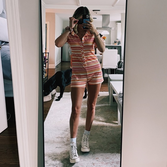 Striped romper - Picture 2 of 4